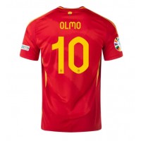 Spain Dani Olmo #10 Replica Home Shirt Euro 2024 Short Sleeve